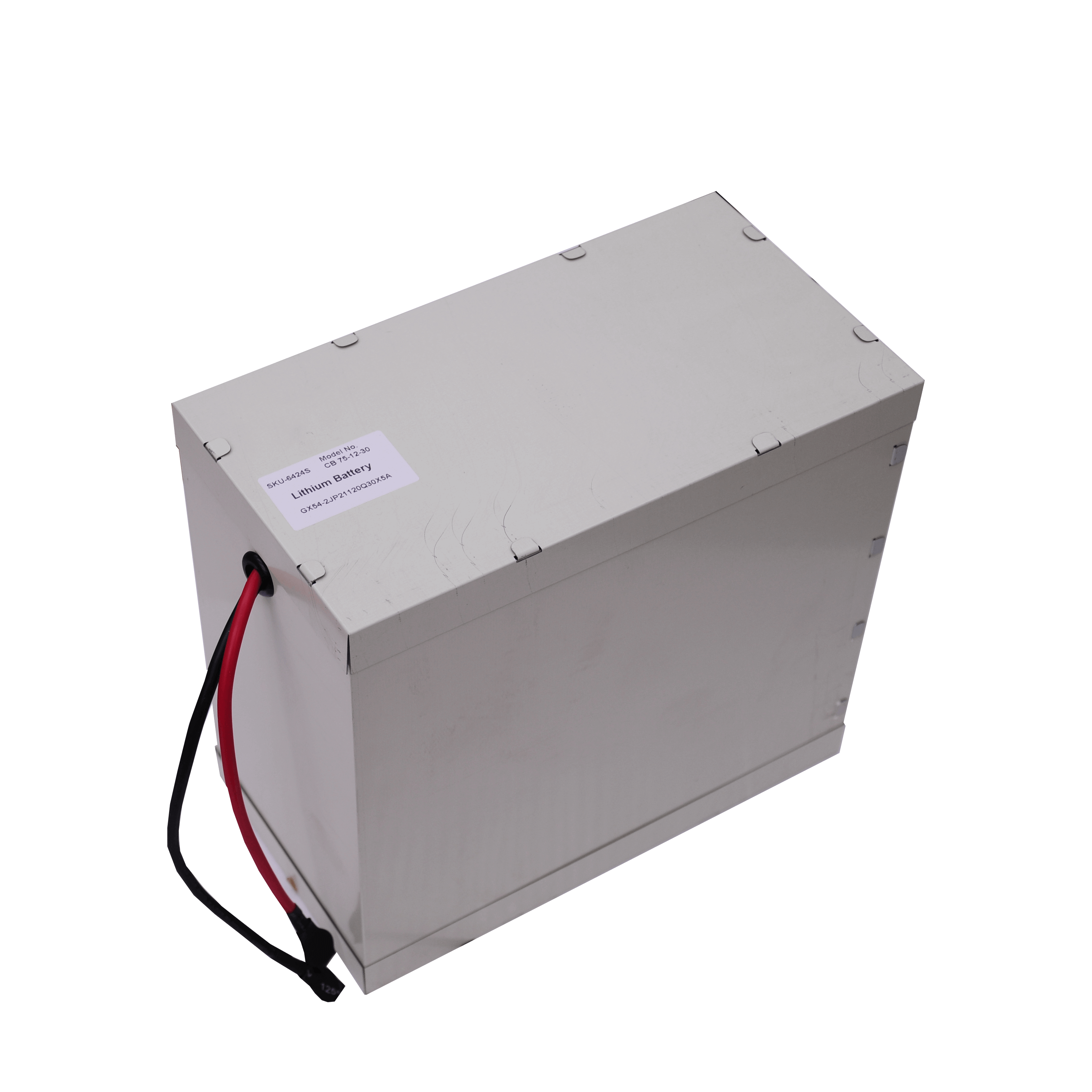 12.8V 75AH Solarking Lithium Iron Battery Metal Case CB-75-12-30